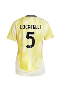 Fotbalové Dres Juventus Manuel Locatelli #5 Dámské Venkovní Oblečení 2024-25 Krátký Rukáv